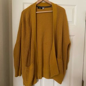 Mustard yellow BDG cardigan